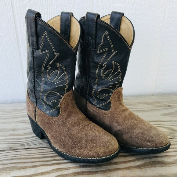 Masterson Other - Masterson Cowboy Western Boots Little Kids Toddler Sz 12.5 Brown Leather RB2003C
